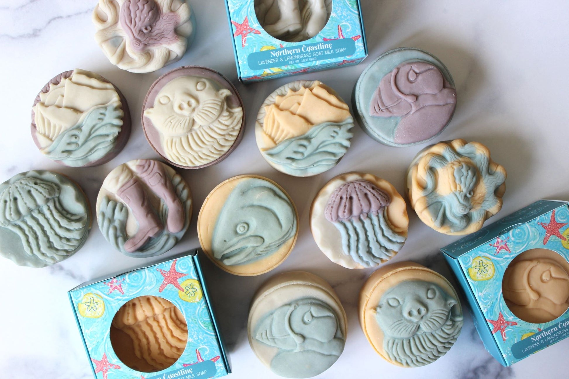 Alaskan Seaside Northern Coastline soap by Northern Glow Soap and Skincare.