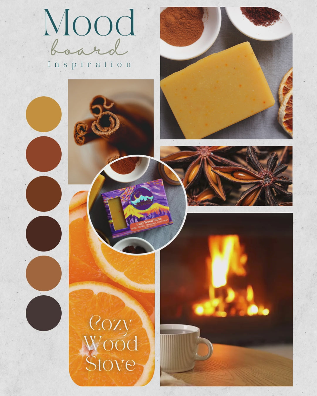 The inspiration behind Northern Glow Soap Spicy Orange and Clove Bar Soap.