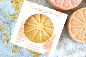 Mother's Day Gift Sets include a free bar of You're Simply The Zest soap!